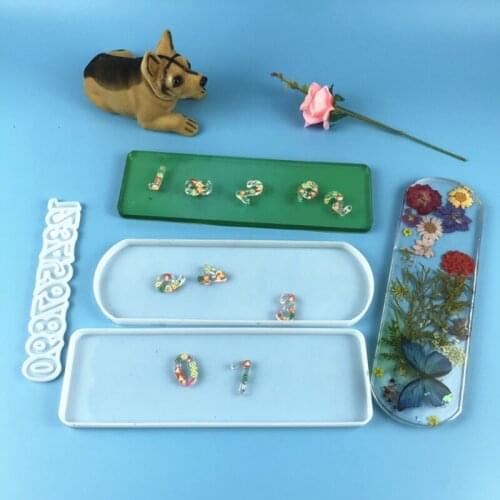 Car Stop Sign Epoxy Resin Mold Parking Card Plate Silicone Mould DIY Crafts Ornaments Decorations Casting Mold