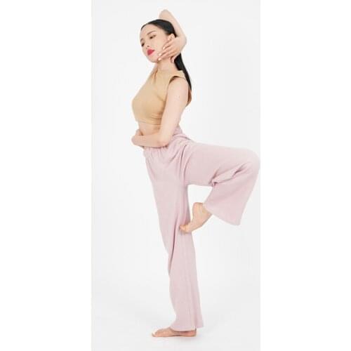 Ballet Dance Pans For Adult Classical Dance Costume Ballerina Clothes Soft Practice Wear Gymnastics Wide Leg Pants JL2422