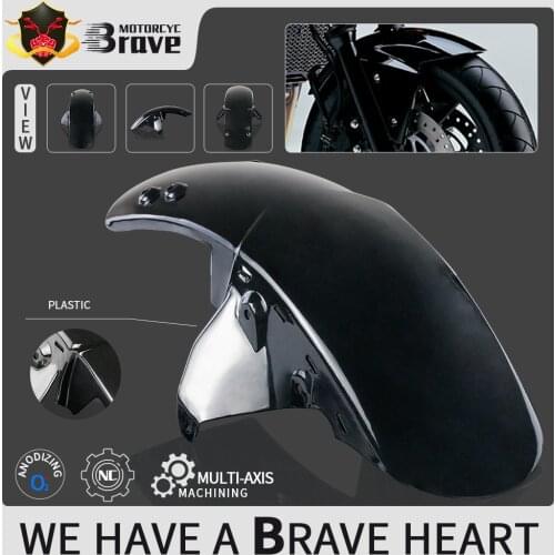 Black Color Front Wheel Fender Mudguard for Kawasaki Z750 2003 2004 2005 2006 Z 750 Mud Guard Mount Motorcycle Part