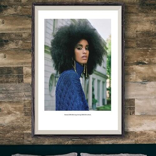 E122 Mical Bockru Sexy Model Movie Star Wall Silk Cloth Poster Art Home Decoration Gift