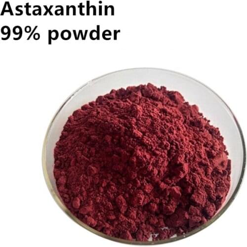 Hot sale 10% Pure natural astaxanthin powder Haematococcus Pluvialis Extract essence food serum Antioxidant Delay aging fish