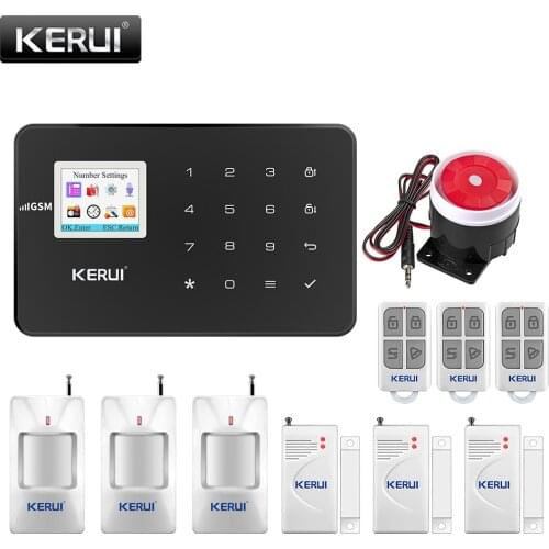 KERUI G18 GSM Alarm System for Home Residential Motion Sensor Smart Burglar Alarm System Kit