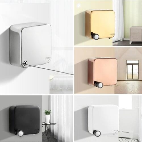 Chrome Clothesline Stainless Steel Drying Rack Rose Gold Laundry Rack Home Storage Clotheslines