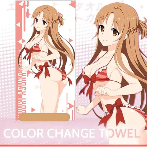 Quick Dry Color Changing Towel Anime Dakimakura Body Towel