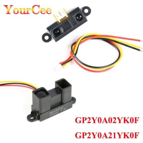GP2Y0A21YK0F GP2Y0A02YK0F Infrared Proximity Sensor Module IR Analog Distance Sensor 10-80cm 20-150cm Infrared Distance VE713
