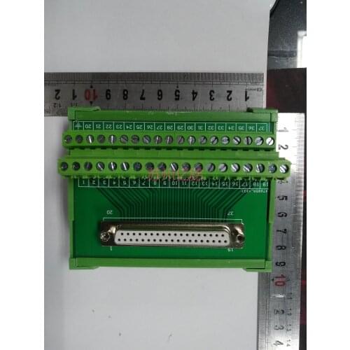 PLC Terminal Block DB37 Terminal Block Adapter Board Male and Female Relay Terminal Block