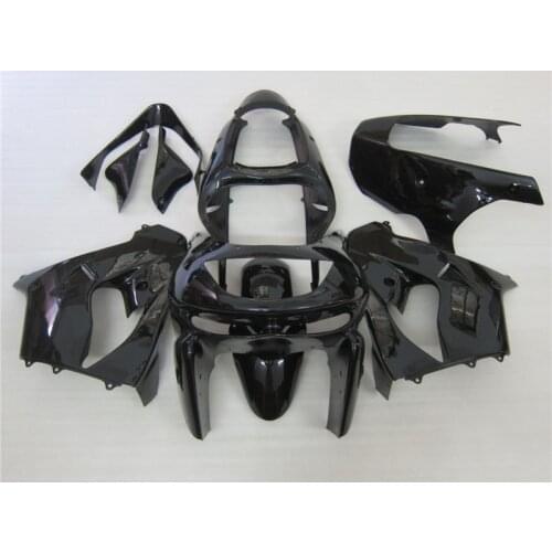 Aftermarket bodywork fairing kit for Kawasaki ZX9R 98 99 black fairings set ZX9R 1998 1999 N107