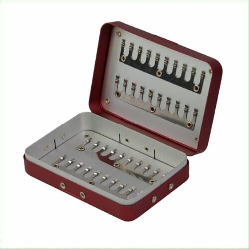 Aluminium Fly Box Fly Fishing Box Easy Grip Flies Tackle Box Fishing Accessories 92mmX60mmX23mm