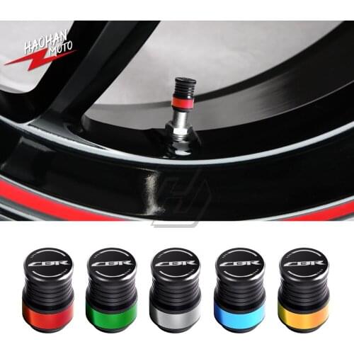 For Honda CBR CBR250 CBR300 CBR600 CBR600RR CBR900RR CBR1000RR CBR1100XX Motorcycle Wheel Tire Valve Cap Cover
