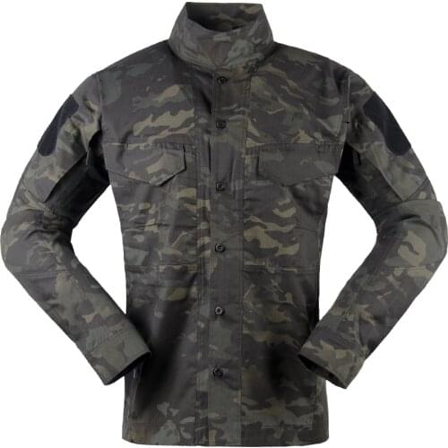 Summer Breathable Tactical Military Combat Shirt, Multicam Woodland Jungle Camouflage Clothes, Uniform for Fishing Hunting Duck