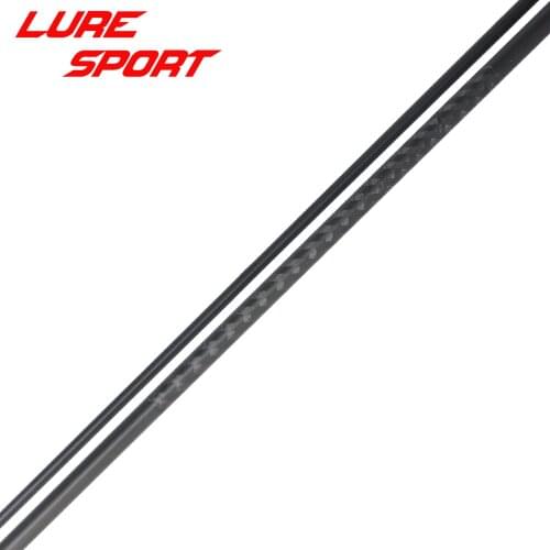 LureSport 2sets 2.4m 2.7m Matt Paint Carbon Rod blank with 20cm X Cross carbon M Power Rod Building Component Repair DIY