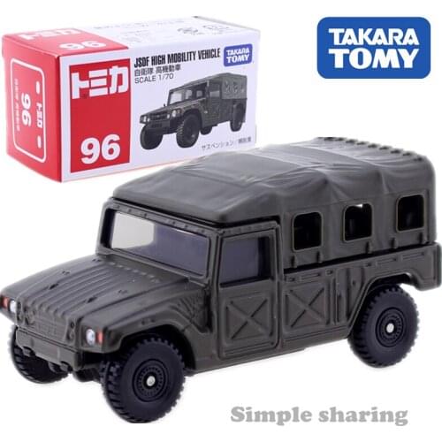 Takara Tomy Tomica NO. 96 JSDF High Mobility Vehicle 1/70 Baby Car Motor Model Diecast Metal Pop Hot Miniature Kids Toys