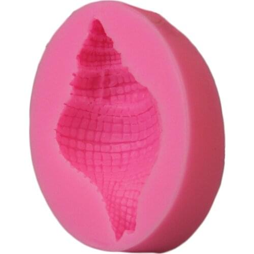 Marine series conch silica gel mold cake baking chocolate turning sugar mold gypsum DIY soap mold decoration