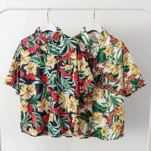 Casual Mens Shirts Fashion Bermuda sandy beach Printed short sleeve Men Shirts Streetwear Jogger Sports undershirt Homme chemise