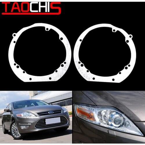 Taochis Car Styling frame adapter module set DIY Bracket Holder for FORD MONDEO High configuration Hella 3r G5 Projector lens