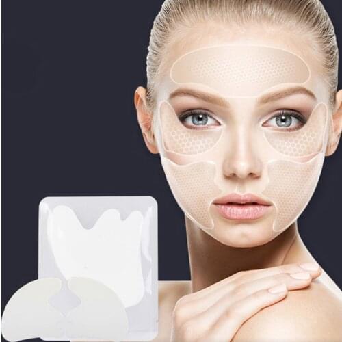 1Pair Thin Face Stickers Facial Line Wrinkle Sagging Skin Lift Up Tape Frown Smile Lines Forehead Anti-Wrinkle Patches