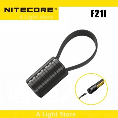 NITECORE F21i 18W Fast Charge 2-in-1 Battery Charger Power Bank Portable EDC for 21700 i Series Battery, USB-C Charging Cable