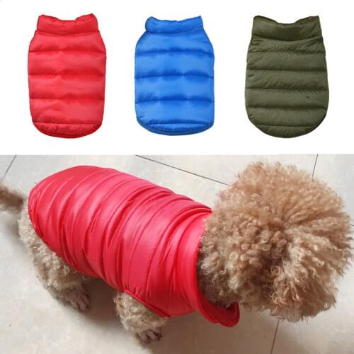 Dog Pets Clothing Winter Dog Clothes Schnauzer Pug French Bulldog Coat Jacket Vest Frenchie Dog Costume Apparel Outfit Dropship