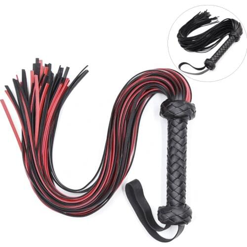 Genuine Leather Pimp Whip Riding Crop Horse Whip Flogger Sex Spanking Paddle BDSM Slave Femdom Bondage Exotic Sex Toy For Couple