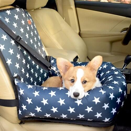 Removable and Washable Pet Bed Car Nest Small Medium Dog Cushion Pet Supplies Wholesale Pet Outing Car Kennel Pet Travel Seat