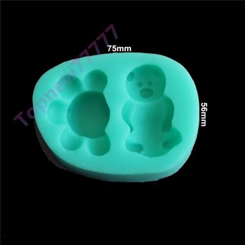 Lovely bear shape silicone soap mold,Fondant Cake Decorating styling Tools, bakeware,cooking tools kitchen accessories 2401