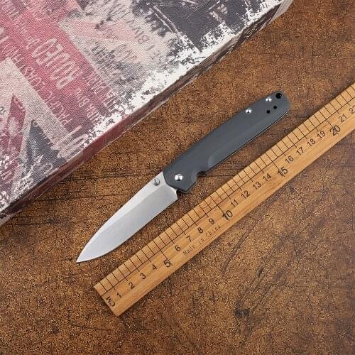 485 folding knife M390 blade nylon fiber handle copper washer fruit tool pocket survival hunting EDC camp tool knife