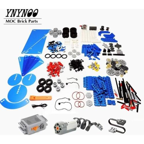 Compatible for High-Tech 9686 DIY Building Block Parts Motor Battery Box Aid Set For Technology 9686 Technical MOC Bulk Parts