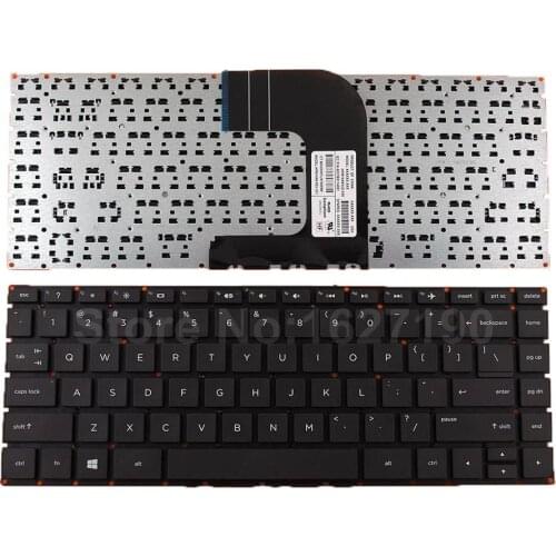 US Keyboard For HP Pavilion 14-AC 14-AF BLACK Without FRAME Without Foil Win8 New Laptop Keyboards With