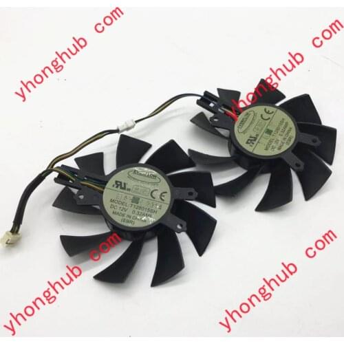 Everflow T128015SH Server Cooling Fan DC 12V 0.32AMP 75X75mm Double Cooling Fan