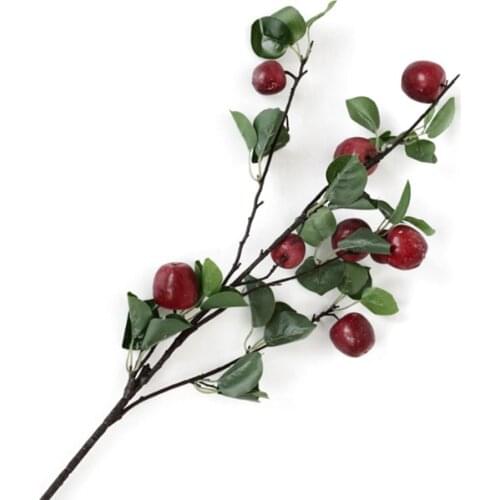 Simulation Apple Branch Artificial Flower Arrangement Shooting Props Home Wedding Party Decoration
