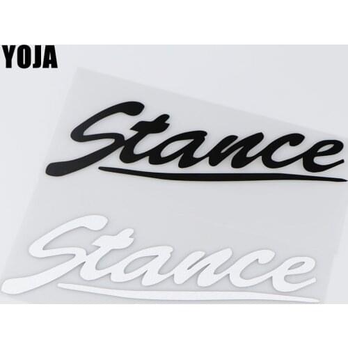 YOJA 20X8CM STANCE Personalized Text Vinyl Decal Body Decoration Car Sticker ZT4-0204