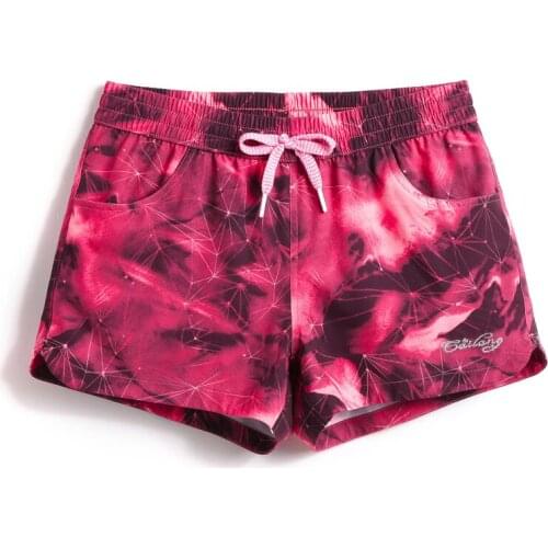 Lady Casual Shorts Women Beachwear Shorts Women print Shorts Spandex Stretch Fabrics