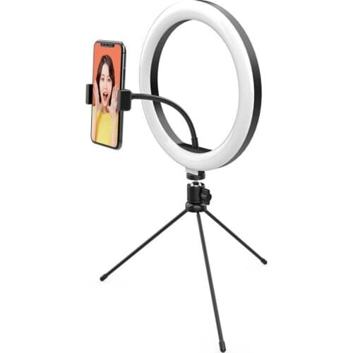 10'' Photography Selfie Lamp Ring With Tripod Youtube Camera Smartphone Stand Video LED Light Professional Ring Light With Stand