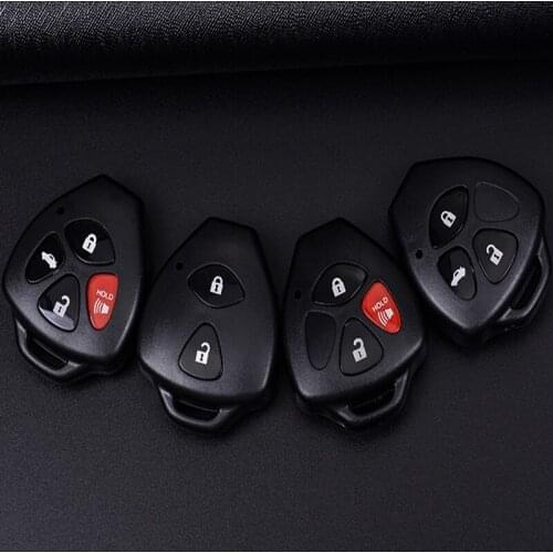 DAKATU 2/3/3+1/4 Buttons Remote Car Key Shell Case Cover Fob Replacement For Toyota Camry Avalon Corolla Matrix RAV4 Venza Yaris