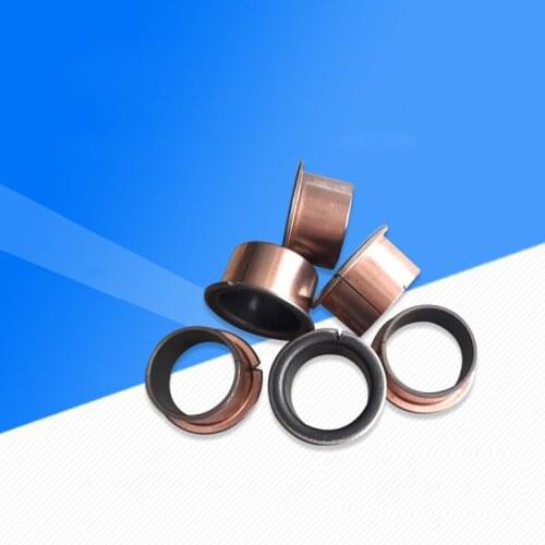 2pcs the inside diameter of 25mm outer diameter 28mm opening flanging copper sets bearing guide bush complex sleeve 10mm-35mm