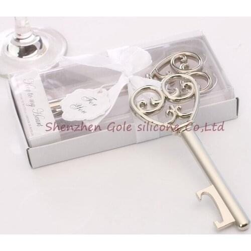 200pcs Wedding Favors and gifts Anchor Bottle opener Love party decoration Novelty Guests gift box Presents