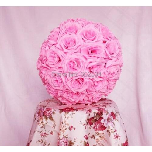 30CM Pomander rose ball Big rose petal bride holding flower wedding kissing flower ball party/home decoration floweFree shipping