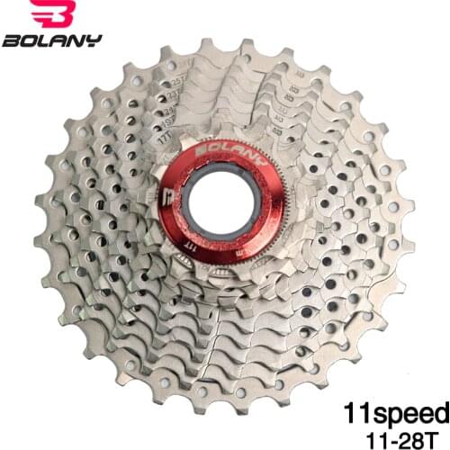 Bolany Road Bike 11 Speed 11-28T Freewheel Bicycle 11 22S Cassette Flywheel Sprocket Compatible For Parts