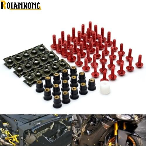 Motorcycle Fairing Bolts and Windscreen Bolt For Honda CBR600 CBR 600 F2 F3 F4 F4i CBR1000RR CBR1100XX CBR300R CB300F