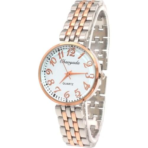 High quality stainless steel strap women luxury fashion watch rose gold dress female casual clock bracelet watch ladies watches