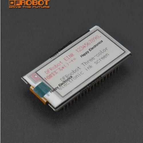 DFRobot FireBeetle Covers-ePaper 2.13' inch Black&White&Red electronic ink Display screen SPI Module for Internet of Things IoT
