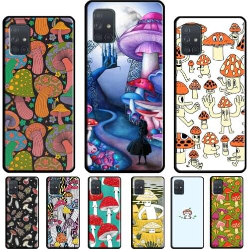 Magic Mushrooms Cover For Samsung A50 A70 A20S A10 A71 A51 A41 A31 A11 A02S A20e A21S A12 A32 A52 A72 Case