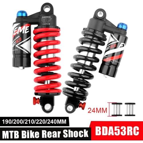 DBA53RC Bicycle Spring Shock Absorber MTB Bike Downhill Rear Shock 190-240mm 550lbs MTB DH Shocks Compatible With DNM RCP2S