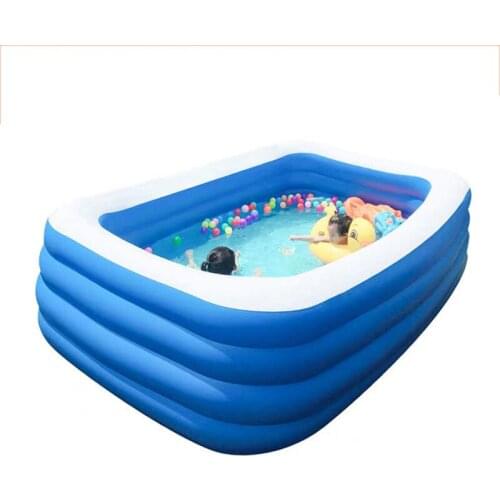 Children Inflatable Large Swimming Pool Summer Thicken PVC Paddling Pool for Kids Removable Family Play Pool Baby Bath Tub