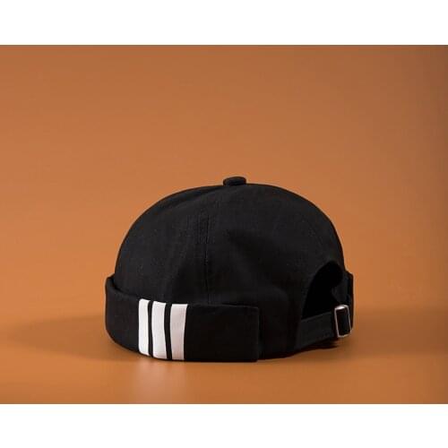 New Summer Cotton Brimless Skullies Cap Vintage Urban Unique Street Portable Docker Hats Men Women Multipurpose Beanie Hat