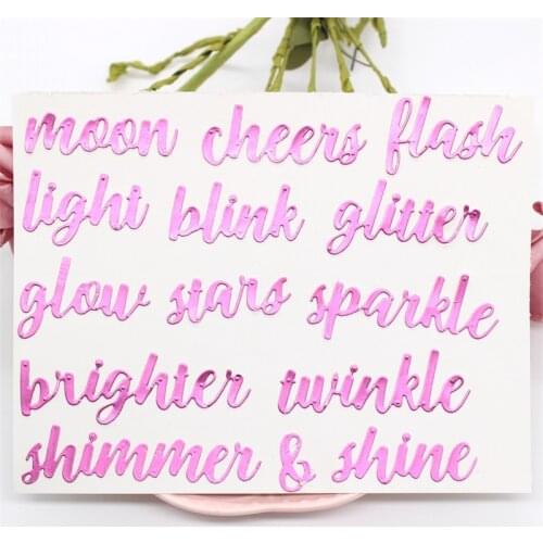 KSCRAFT Words Metal Cutting Dies for DIY Scrapbooking/Card Making/Kids Fun Decoration Supplies