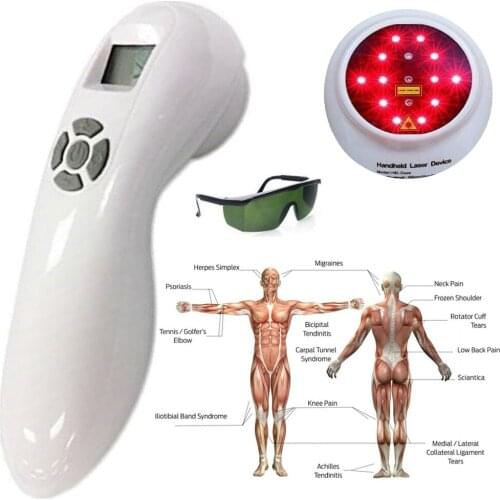 Laser Pain Relief Wound Healing Laser Therapeutic Device LLLT 808nm Cold Laser Medical