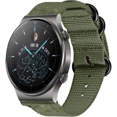 Huawei GT2 Pro Strap caqnvas Strap Wristband Huawei gt2 pro 22mm nylon Strap Strap Replacement Strap Watch Accessories