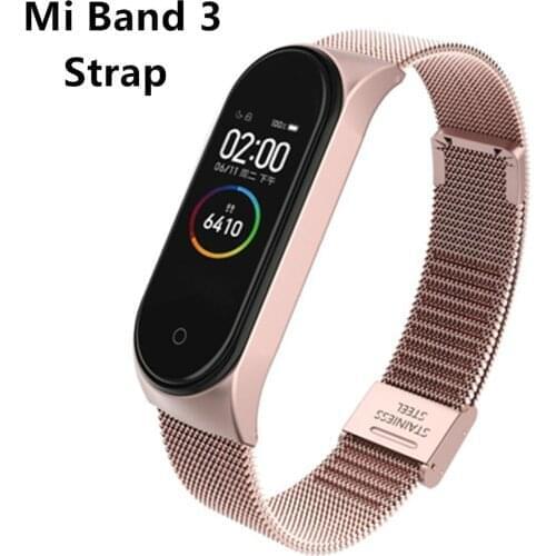 Mi Band 3 Wrist Strap Metal Screwless Stainless Steel For Xiaomi Mi Band 3 Strap Bracelet Miband 3 Wristbands Pulseira