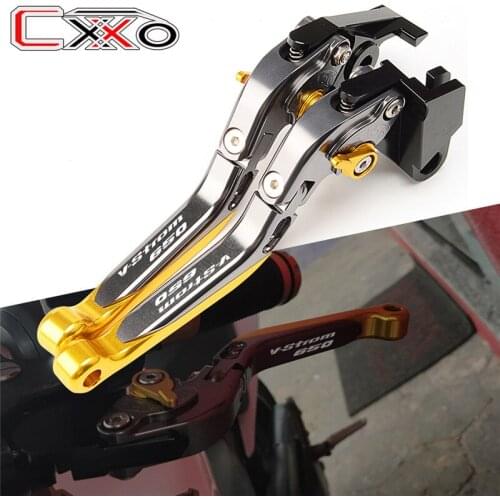 For Suzuki V-STROM 650 DL650 2004-2010 vstrom 2006 2007 2008 2009 Motorcycle Brake Clutch Levers Adjustable Extendable Foldable